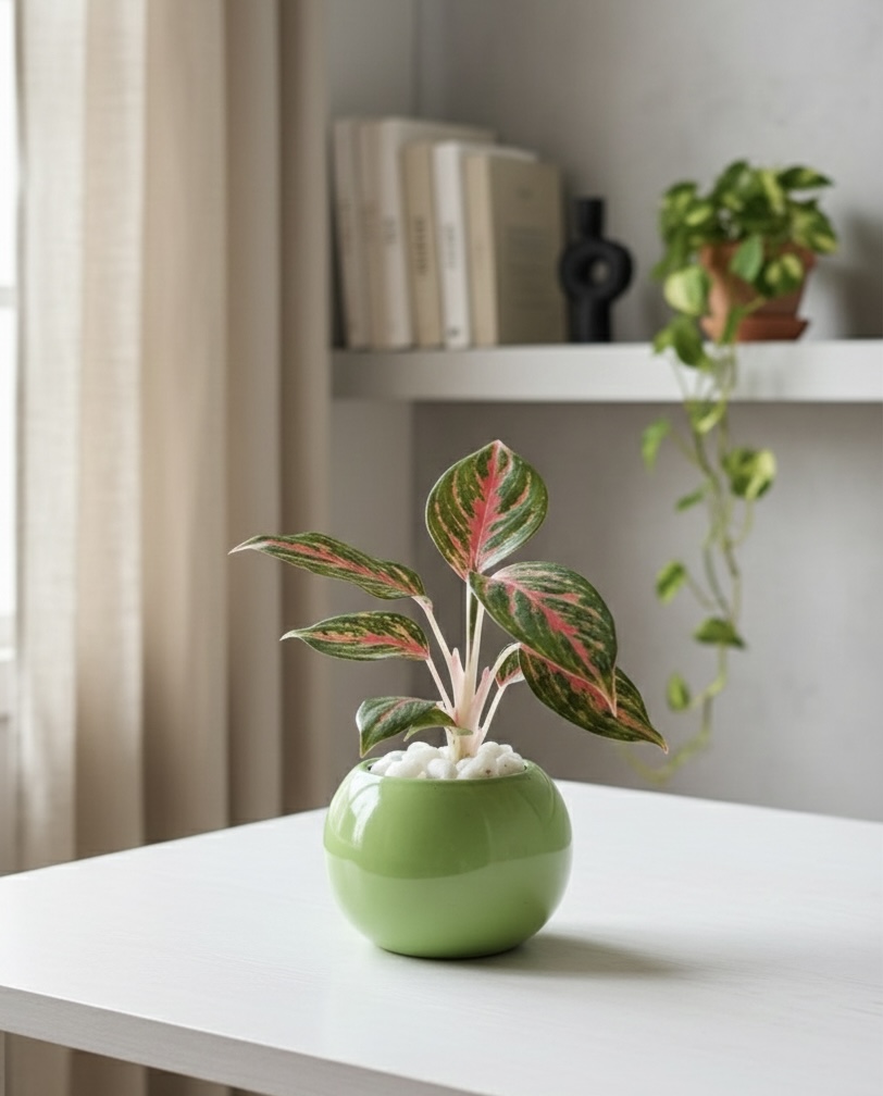 Pink Splash Aglaonema